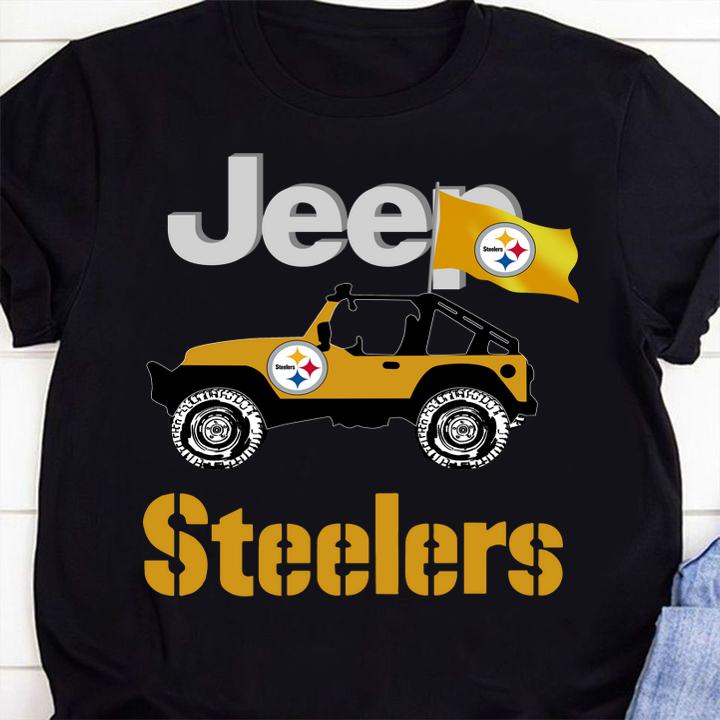 Hot Jeep Flag Pittsburgh Steelers NFL t-shirt 39 Nursetee News