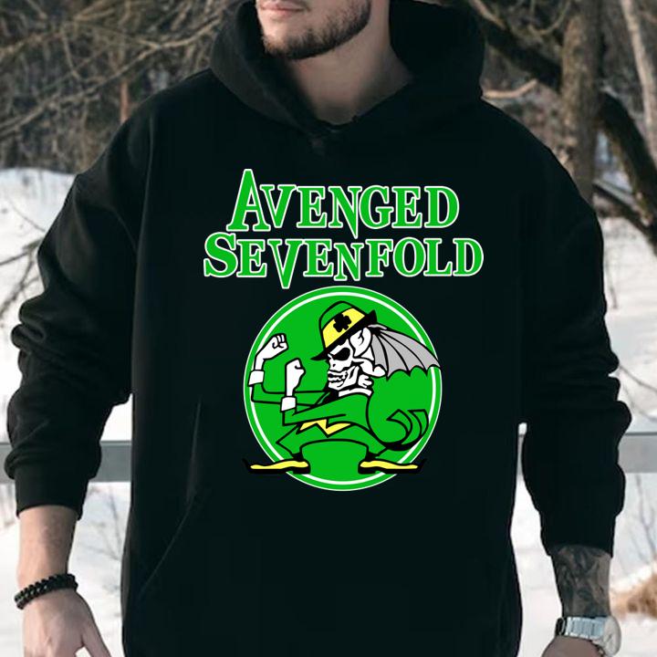St Daddys Day Avenged Sevenfold Its Your Fookin Nightmare t-shirt