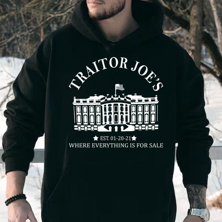 2021 Official Traitor Joe's est. 01-20-21 where everything is for sa t-shirt