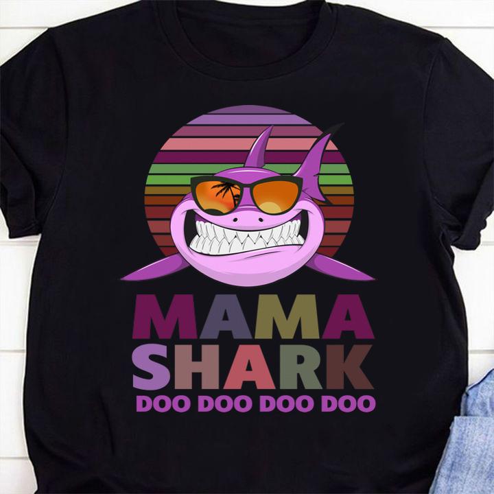Awesome Pink Mama Shark Doo Doo Vintage t-shirt 24 Nursetee News