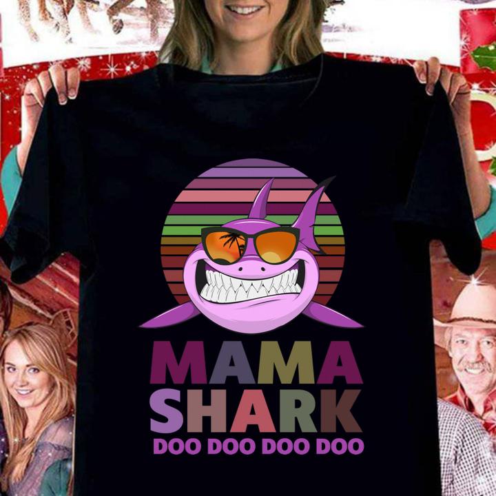Awesome Pink Mama Shark Doo Doo Vintage t-shirt