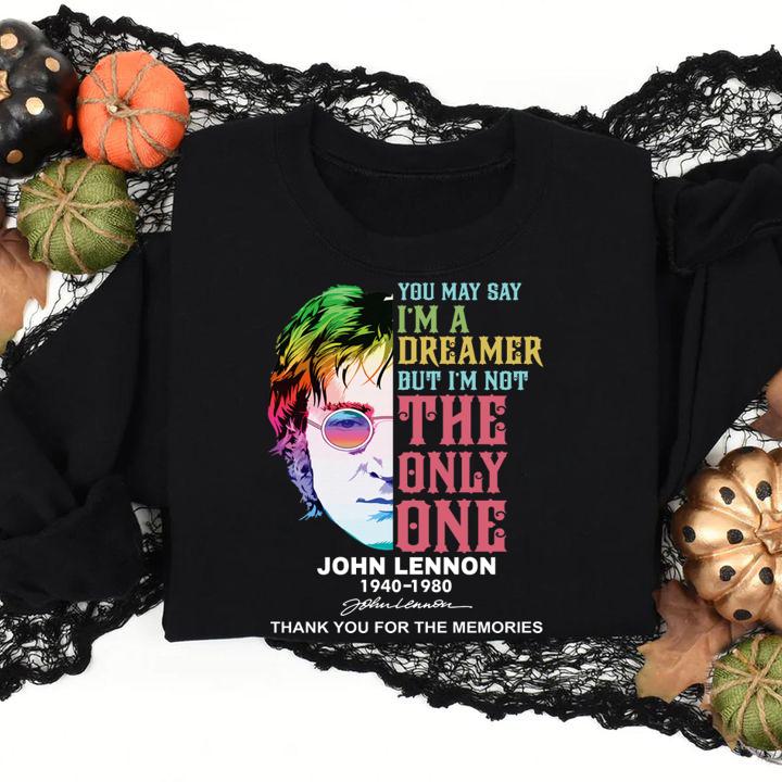 John Lennon 1940-1980 You May Say I'm A Dreamer But I'm Not The Only One t-shirt
