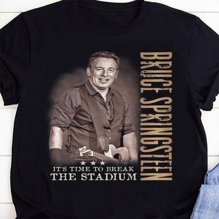 Bruce Springsteen It's Time To Break The Stadium t-shirt 1