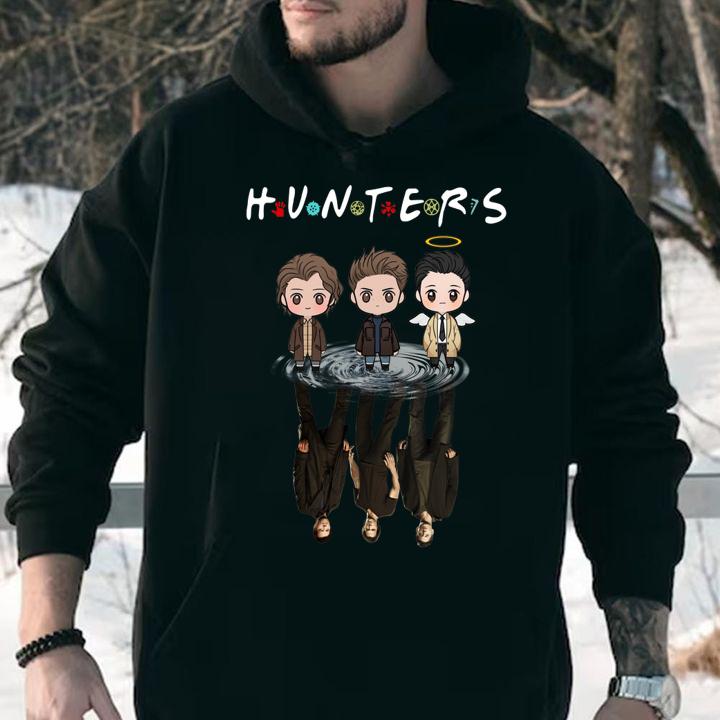 Hunters Supernatural reflection mirror water Friends t-shirt