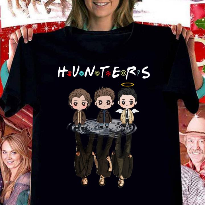 Hunters Supernatural reflection mirror water Friends t-shirt