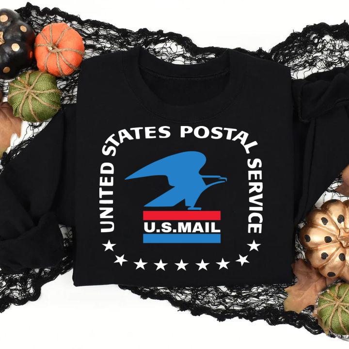 Logo United States Postal Service U.S.Mail t-shirt