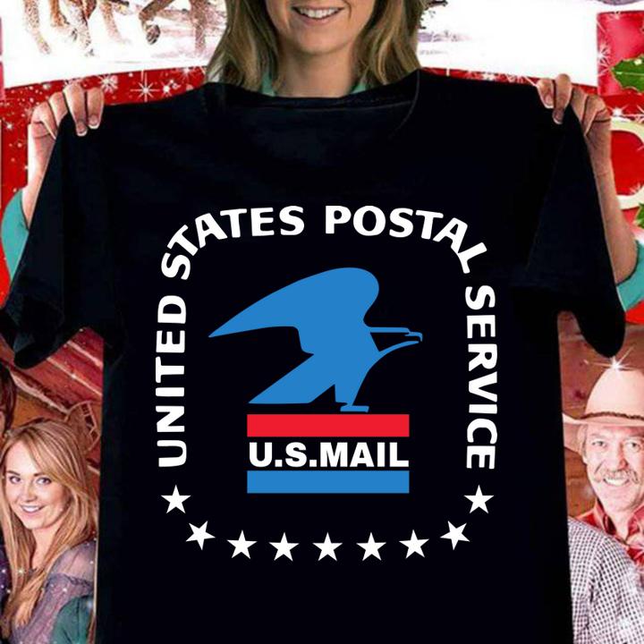 Logo United States Postal Service U.S.Mail t-shirt