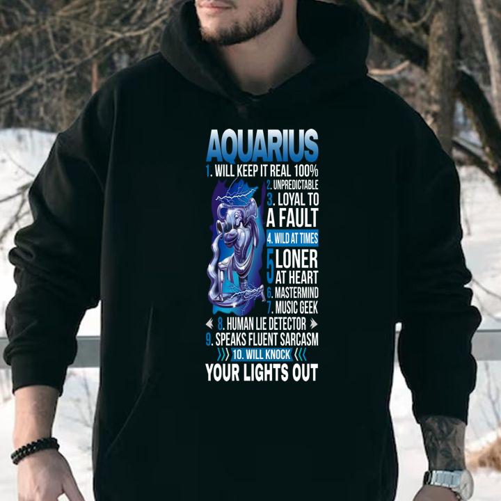 10 things about Aquarius t-shirt