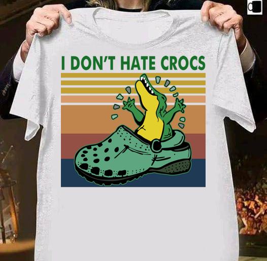 Vintage Crocodile I Don't Hate Crocs t-shirt 9