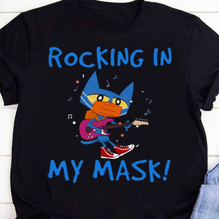 Pete The Cat Rocking In My Mask t-shirt 1