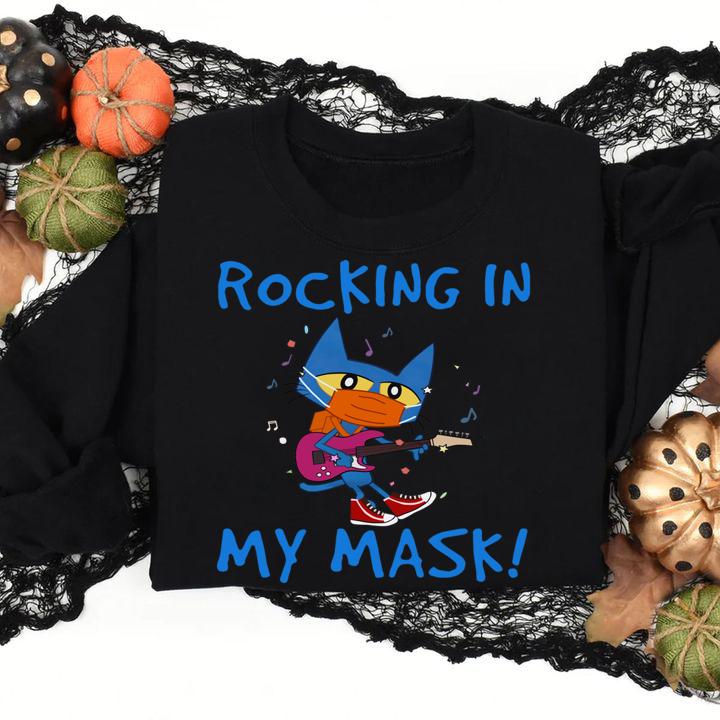 Pete The Cat Rocking In My Mask t-shirt