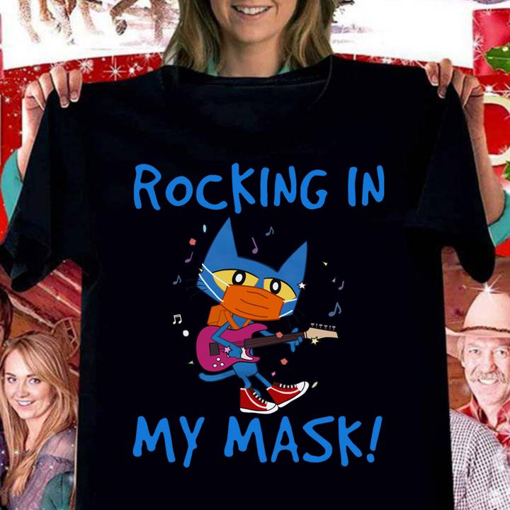 Pete The Cat Rocking In My Mask t-shirt