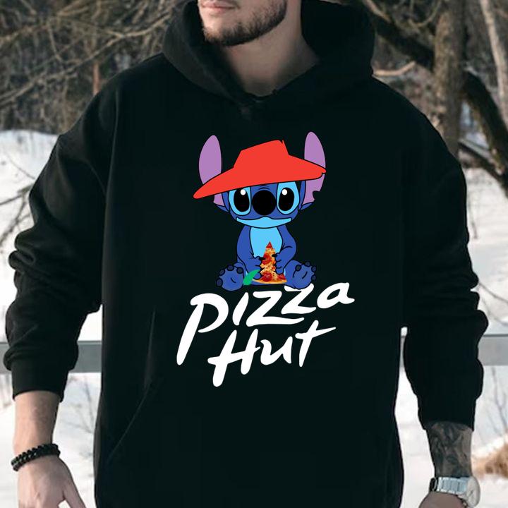 Stitch mashup Pizza Hut t-shirt