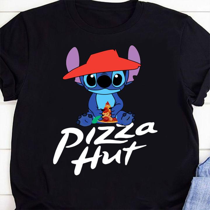 Stitch mashup Pizza Hut t-shirt 5
