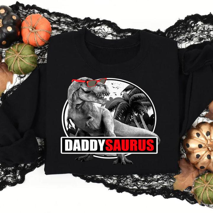 Daddysaurus T-rex Dad Dinosaur Father's Day t-shirt