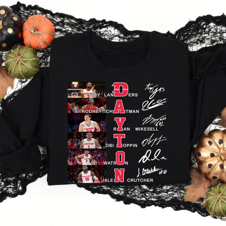 Dayton Flyers Football Players Signatures t-shirt