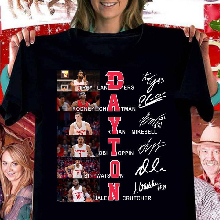 Dayton Flyers Football Players Signatures t-shirt