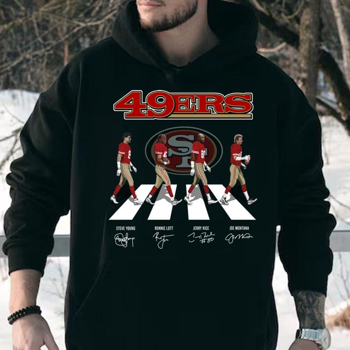 San Francisco 49ers Abbey Road Signatures t-shirt