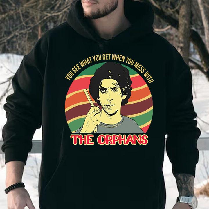 Sunset You See What You Get When You Mess With The Orphans Paul Greco t-shirt