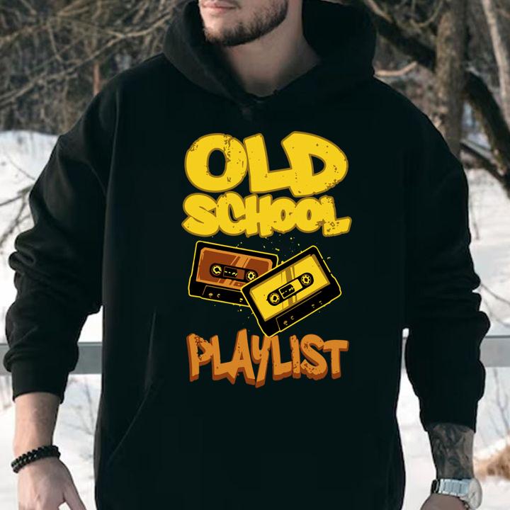 Old School Playlist Cassette Tape Music Lover t-shirt