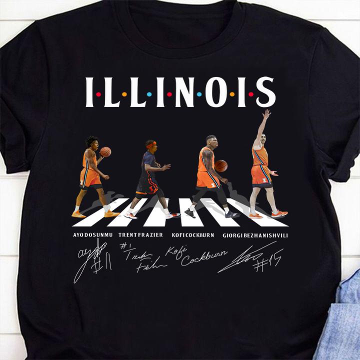 ILLINOIS Abbey Road Signatures t-shirt 2