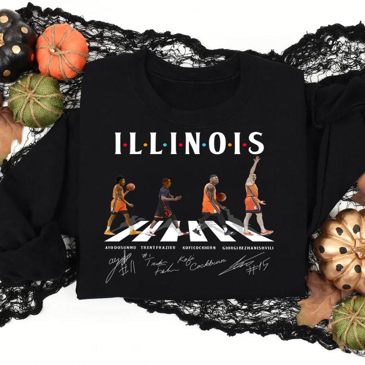 ILLINOIS Abbey Road Signatures t-shirt