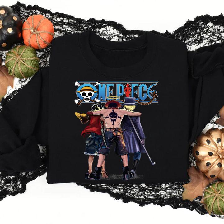 One Piece Luffy Ace and Sabo t-shirt