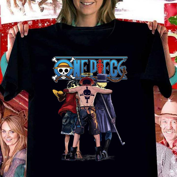One Piece Luffy Ace and Sabo t-shirt