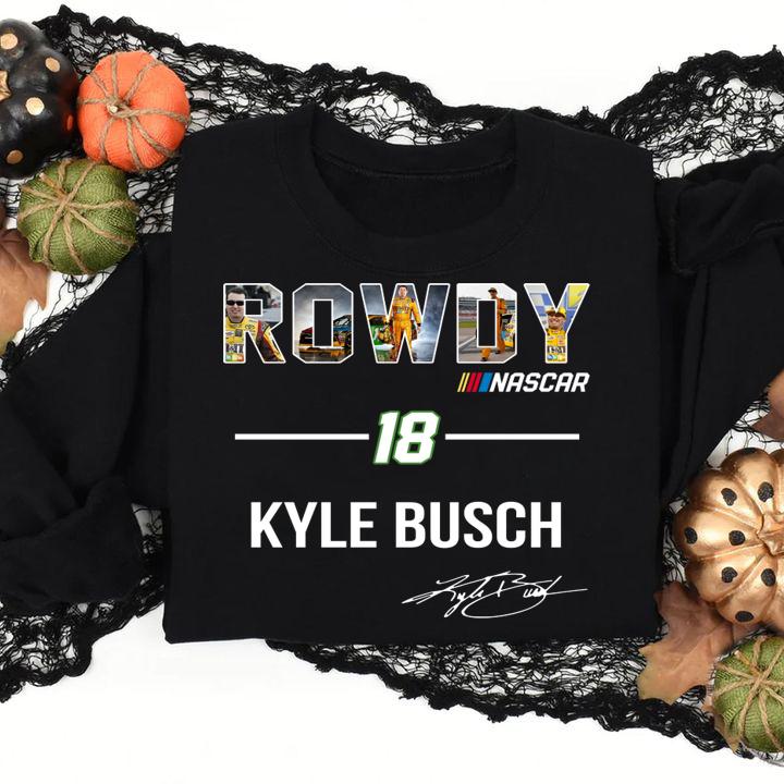 Rowdy Nascar 18 Kyle Busch t-shirt