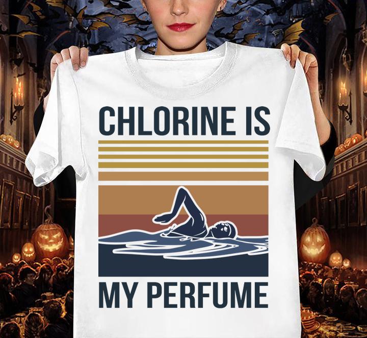 Swimming Chlorine Is My Perfume Vintage t-shirt