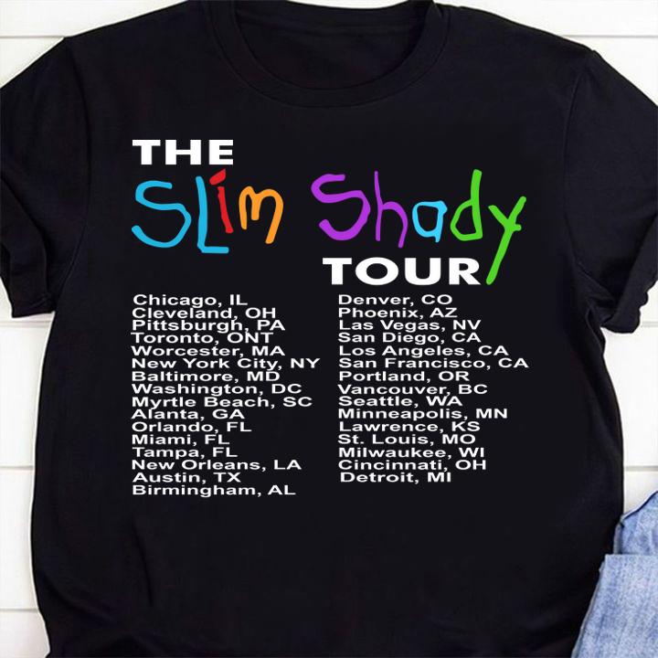 Eminem The Slim Shady Tour t-shirt 1