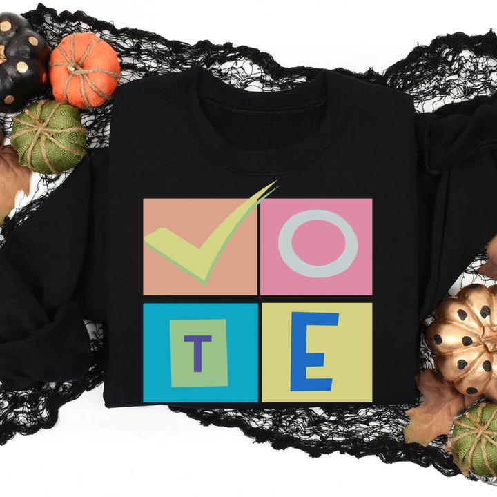 Gigi Hadid Rock Vote t-shirt