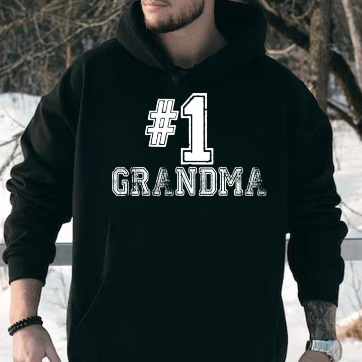 Nice Beautiful Mother's Day Gift - #1 Grandma - Number One Tee t-shirt