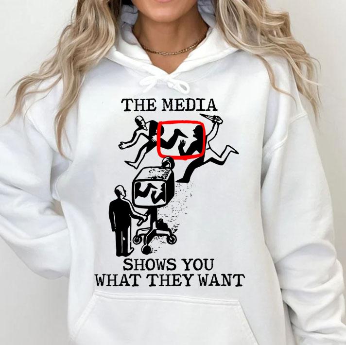 Orwellian Mind Control Politics Mainstream Media Fake News Shows You What They Want t-shirt