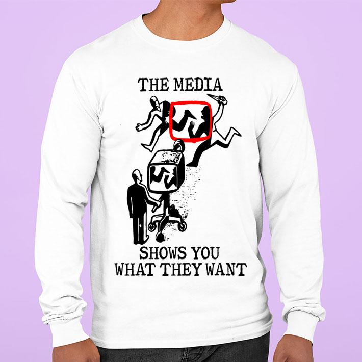 Orwellian Mind Control Politics Mainstream Media Fake News Shows You What They Want t-shirt