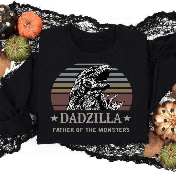 Dadzilla father of the monsters vintage t-shirt