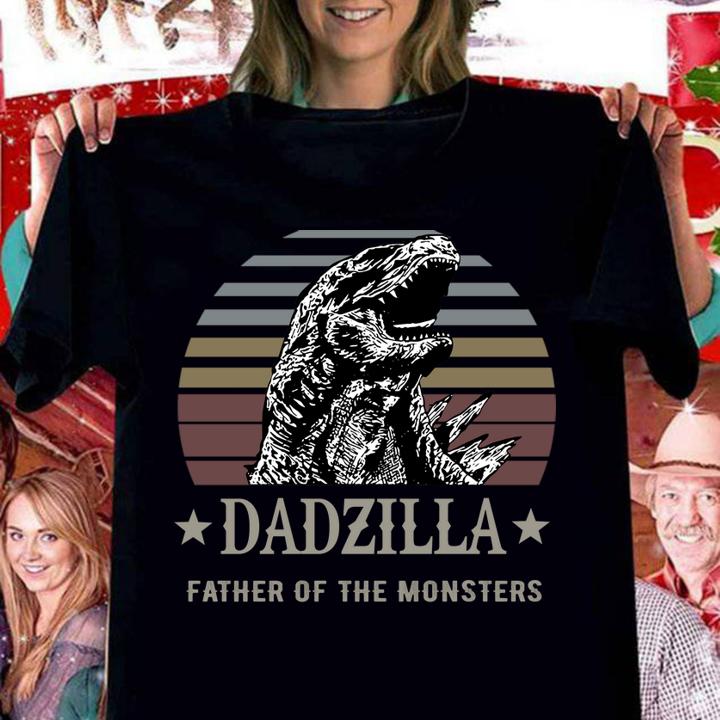 Dadzilla father of the monsters vintage t-shirt