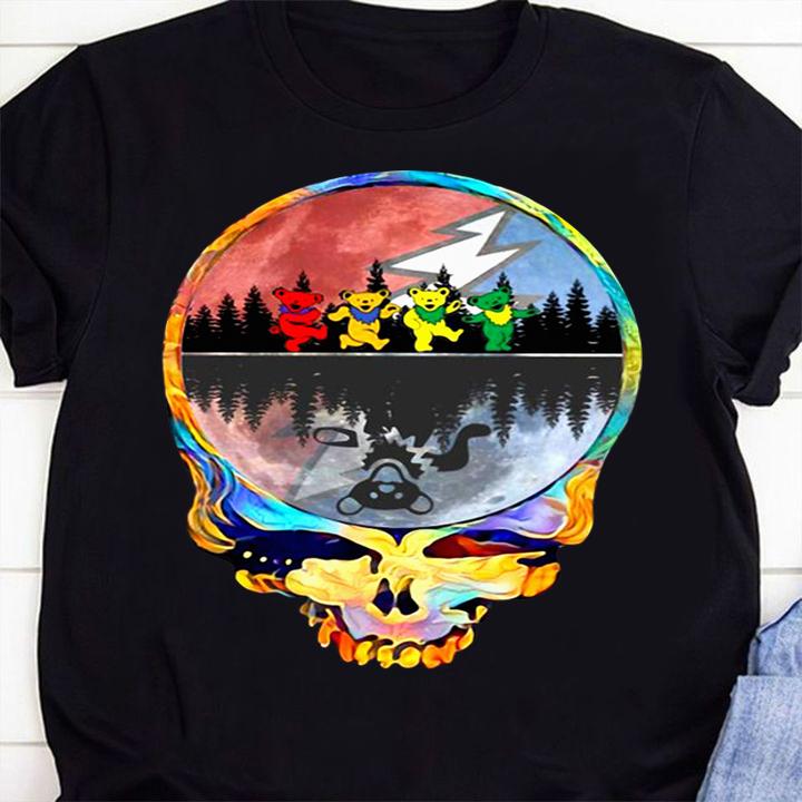 Grateful Dead Band Bears Colors t-shirt 3