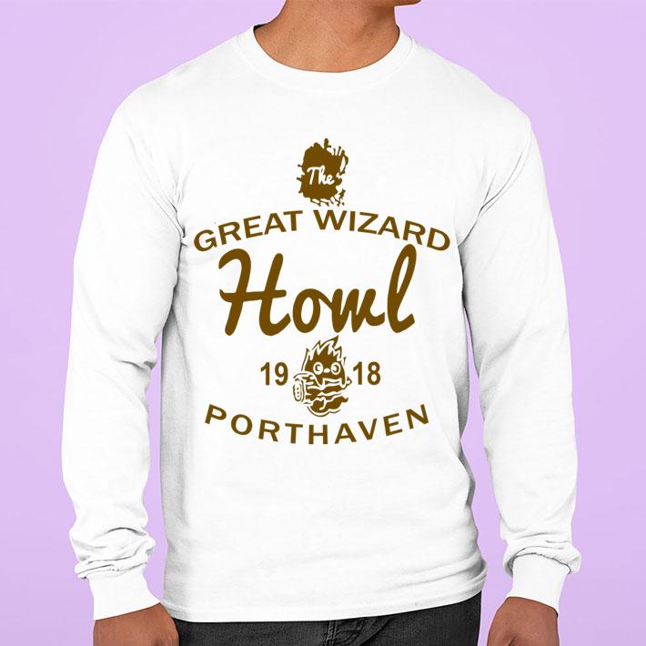 The Great Wizard Howl 1918 Porthaven Moving Castle t-shirt