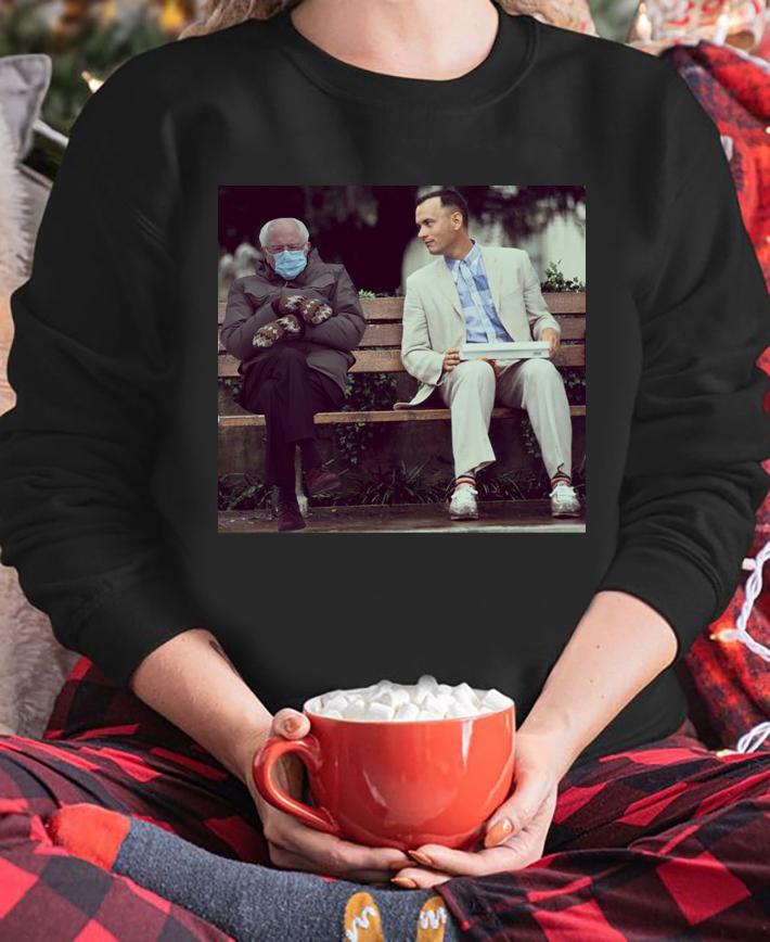 Forrest Gump Bernie Sanders Like Is Like A Box Of Mittens Meme t-shirt