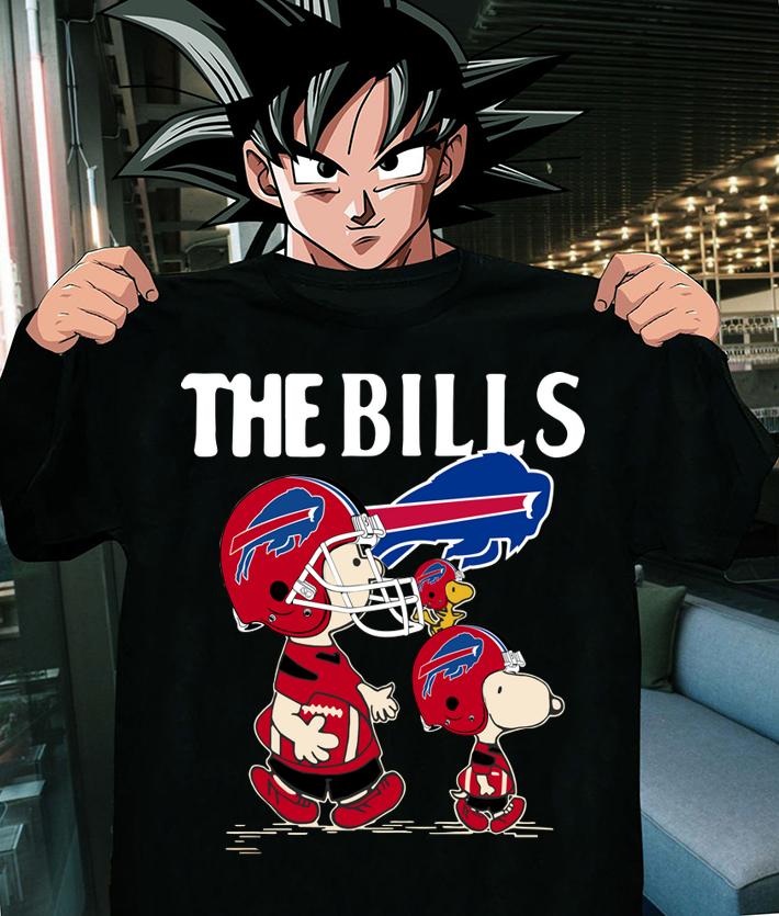 The Bills Buffalo Snoopy Charlie Brown Woodstock t-shirt