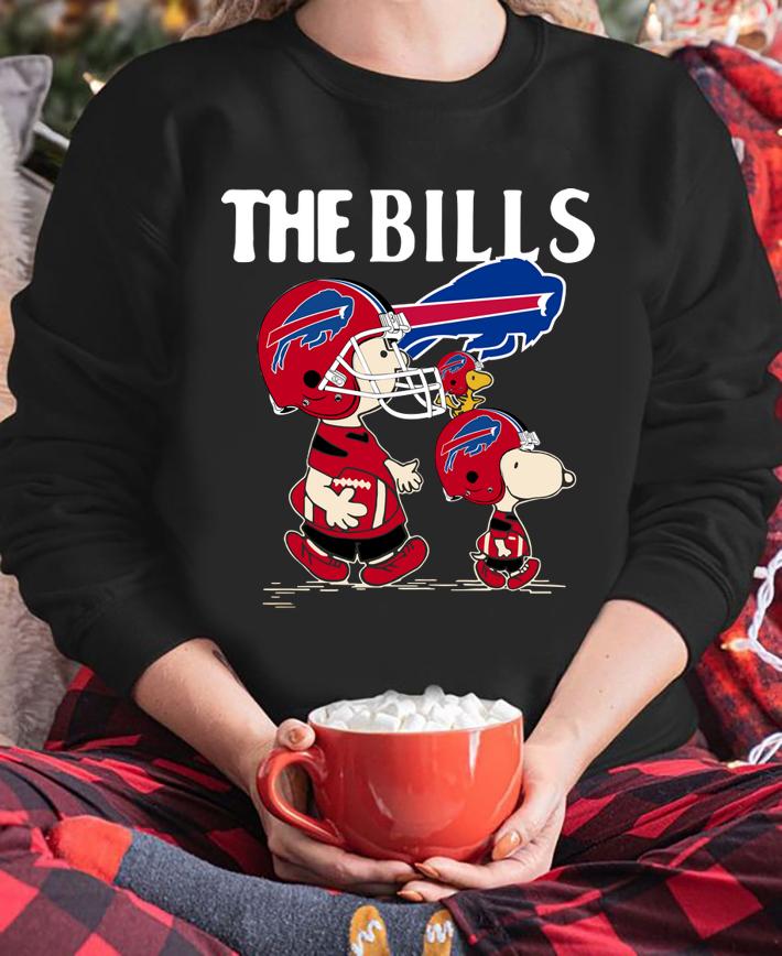 The Bills Buffalo Snoopy Charlie Brown Woodstock t-shirt