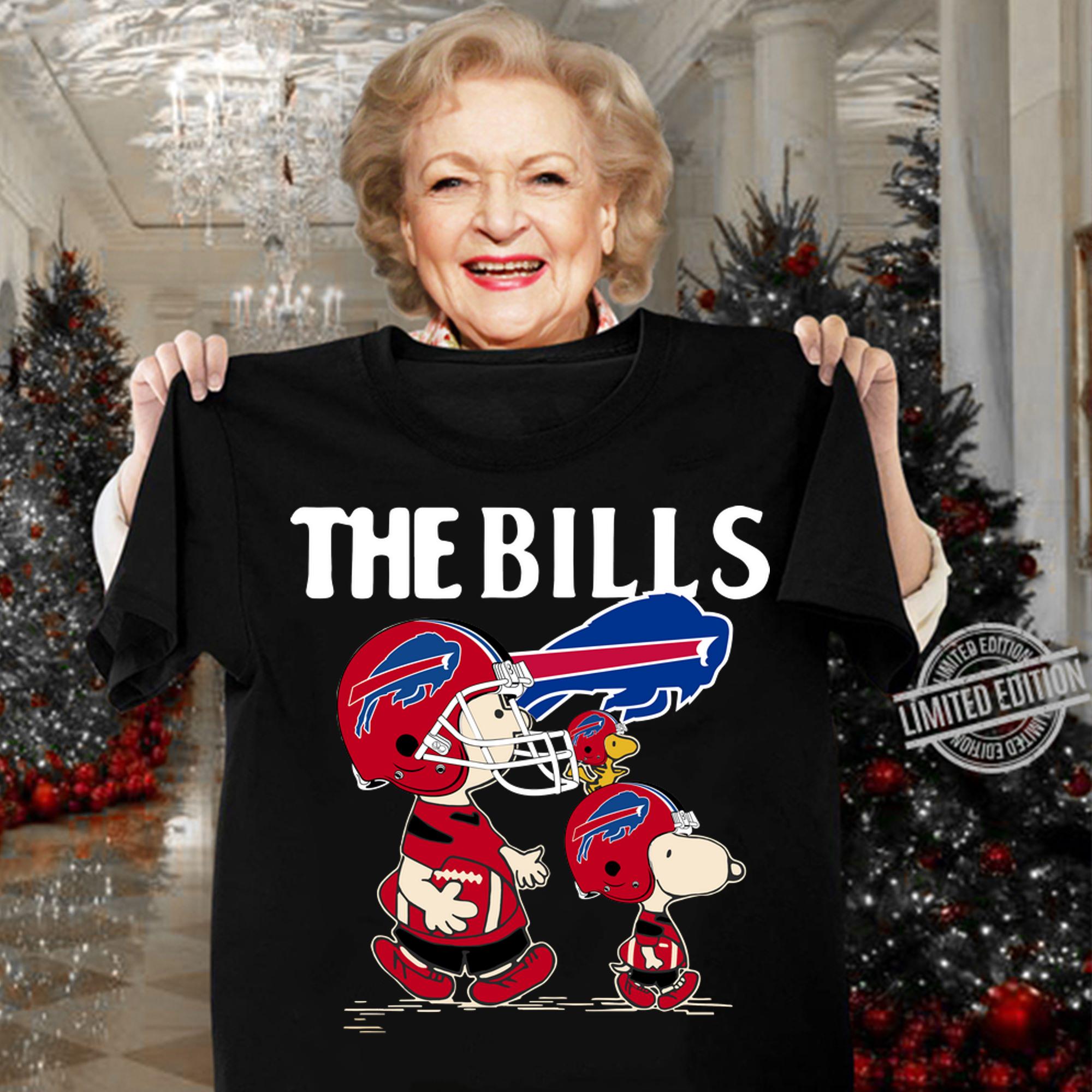 The Bills Buffalo Snoopy Charlie Brown Woodstock t-shirt