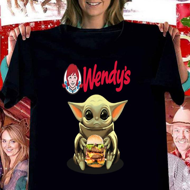 Baby Yoda Hug Hamburguesas Wendy’s Star Wars t-shirt