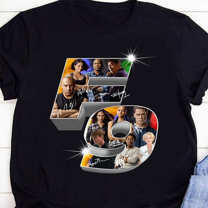 Fast And Furious F9 Signatures t-shirt 1