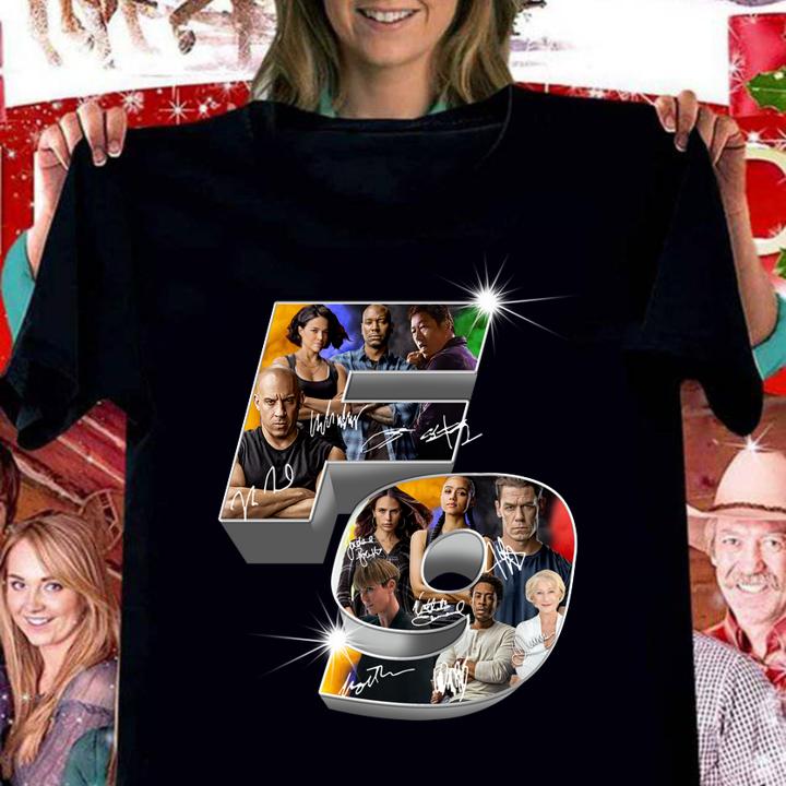 Fast And Furious F9 Signatures t-shirt