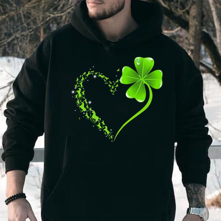 Love Horses Irish heart St Patrick’s day t-shirt