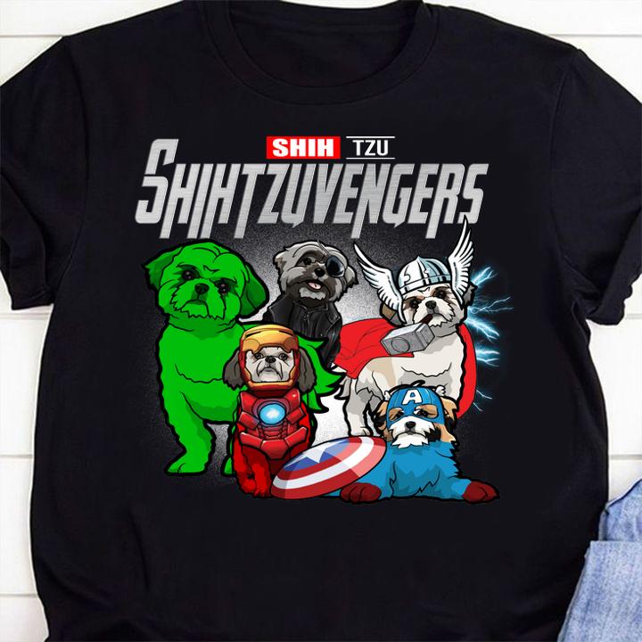 Shih Tzu Shihtzuvengers Marvel Avengers t-shirt 1