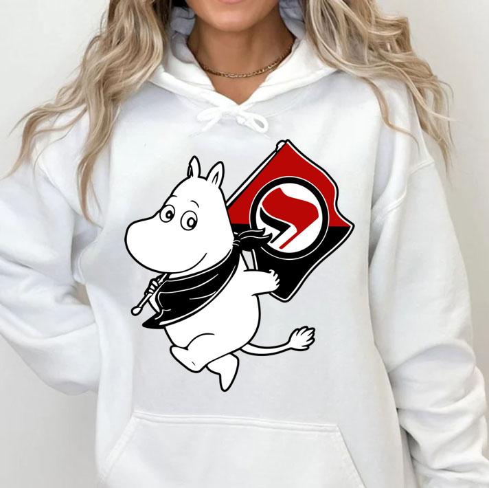 Fender Antifa Moomin Anti Fascist t-shirt