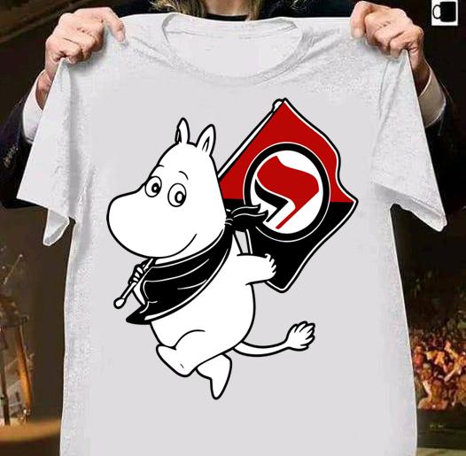 Fender Antifa Moomin Anti Fascist t-shirt 7